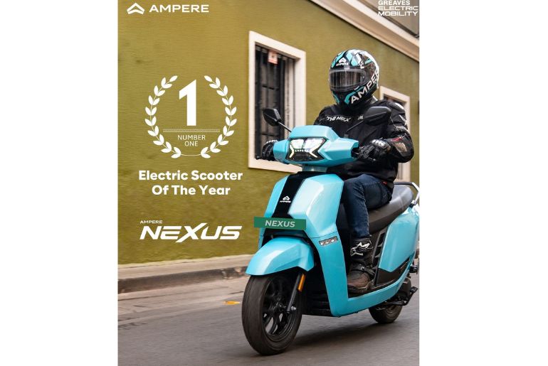 Ampere Nexus Named ‘Electric Scooter of the Year for 2025
