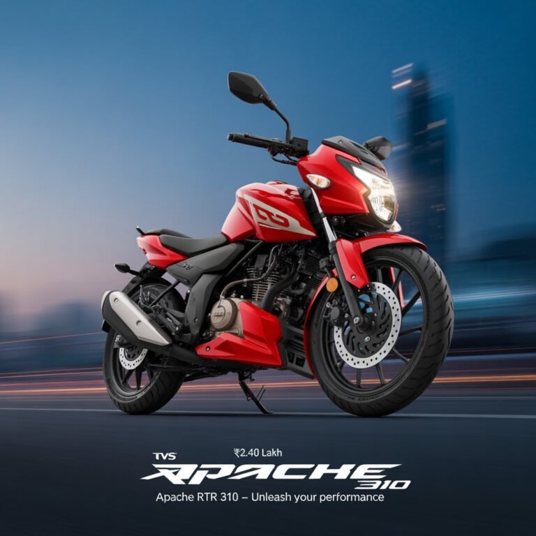 TVS Apache RTR 310 Launched In India