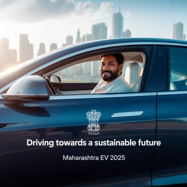 Eknath Shinde Takes Ride in Tesla