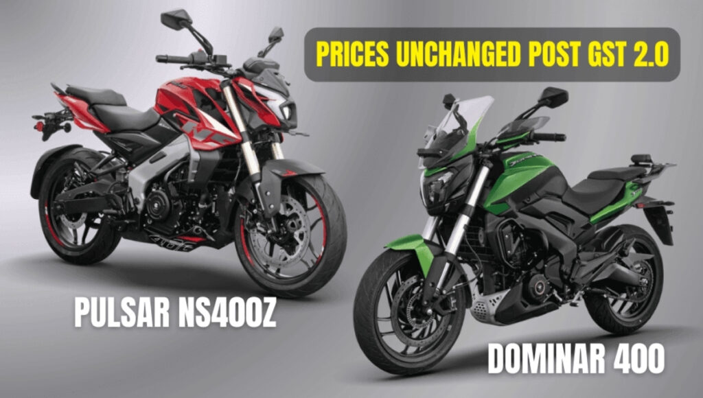 Bajaj Pulsar NS400 and Dominar 400
