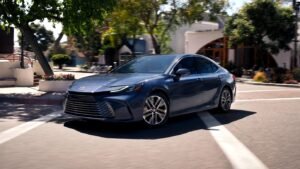 Toyota Camry 2026 Front Hammerhead Grill Design.