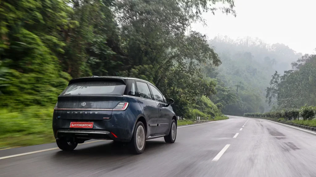 MG Windsor EV Mileage