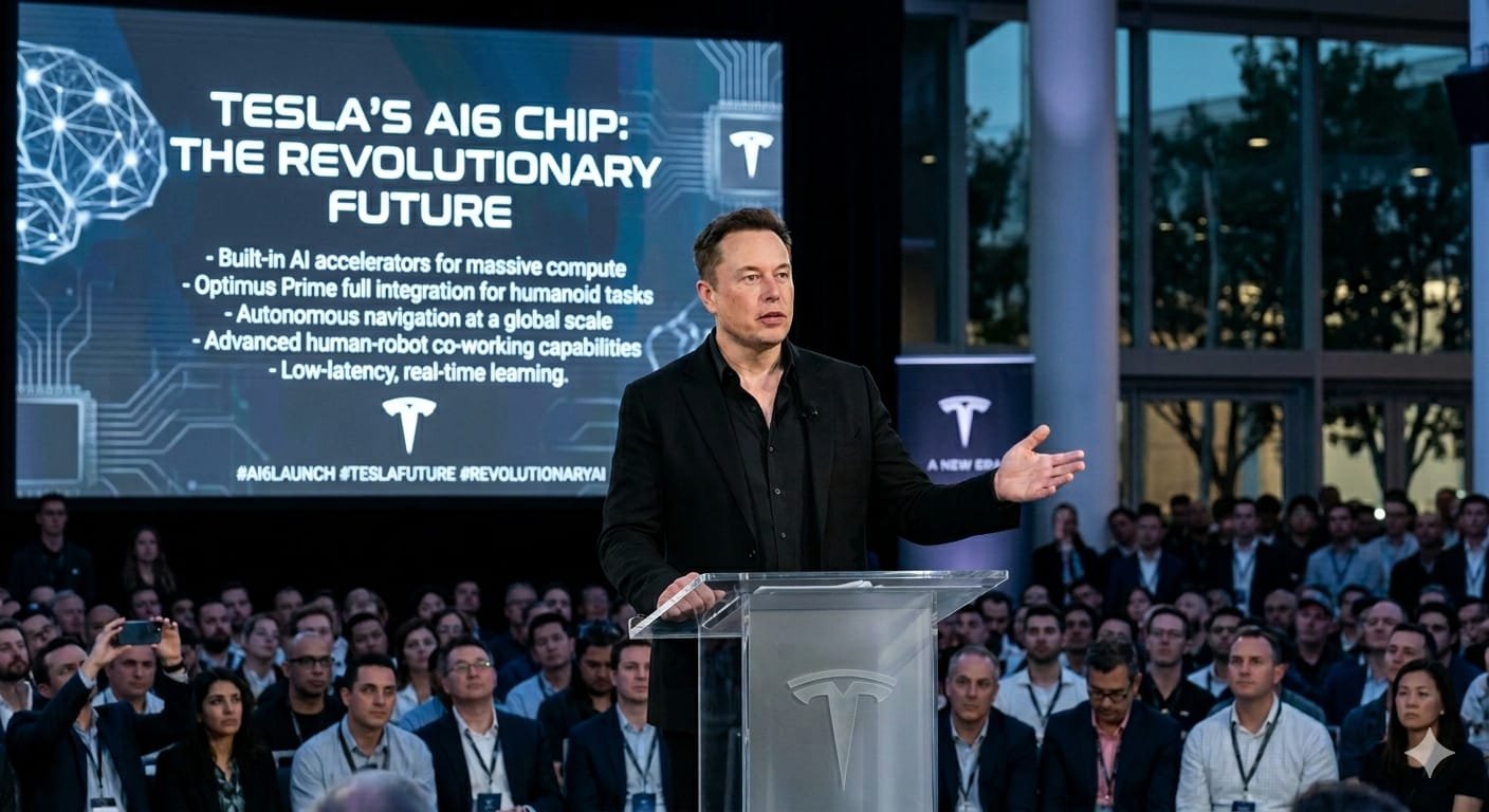 Elon Musk Talks About Tesla's Al6 Chip Launch
