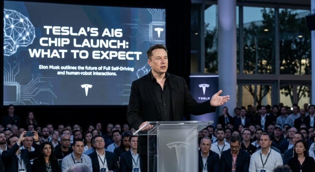 Elon Musk Talks About Tesla's Al6 Chip Launch