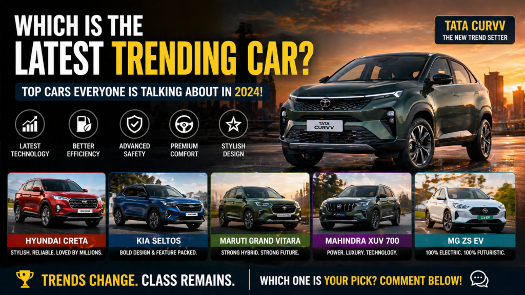 Which Is the latest trending car of 2026?