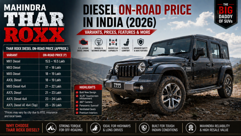 Mahindra Thar Roxx Diesel