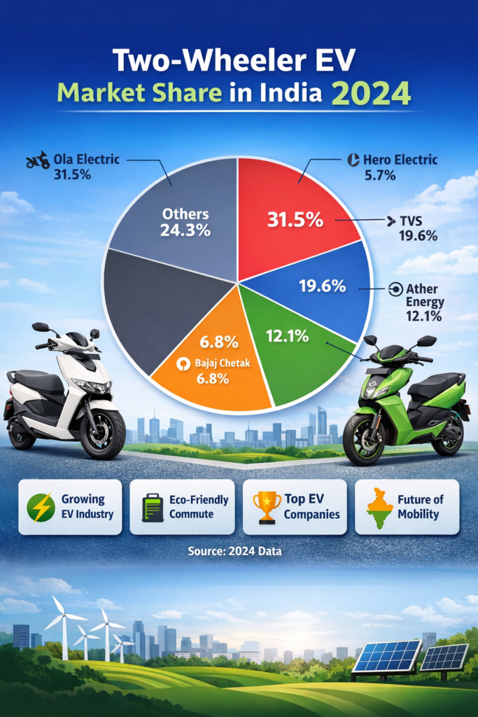 Two-Wheeler EV Market Share