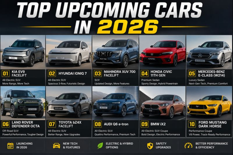 Top Upcoming Cars in 2026