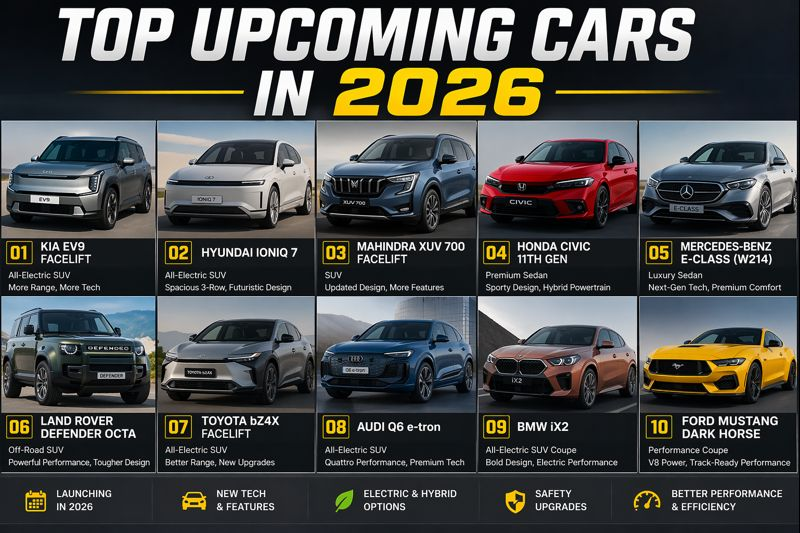Top Upcoming Cars in 2026