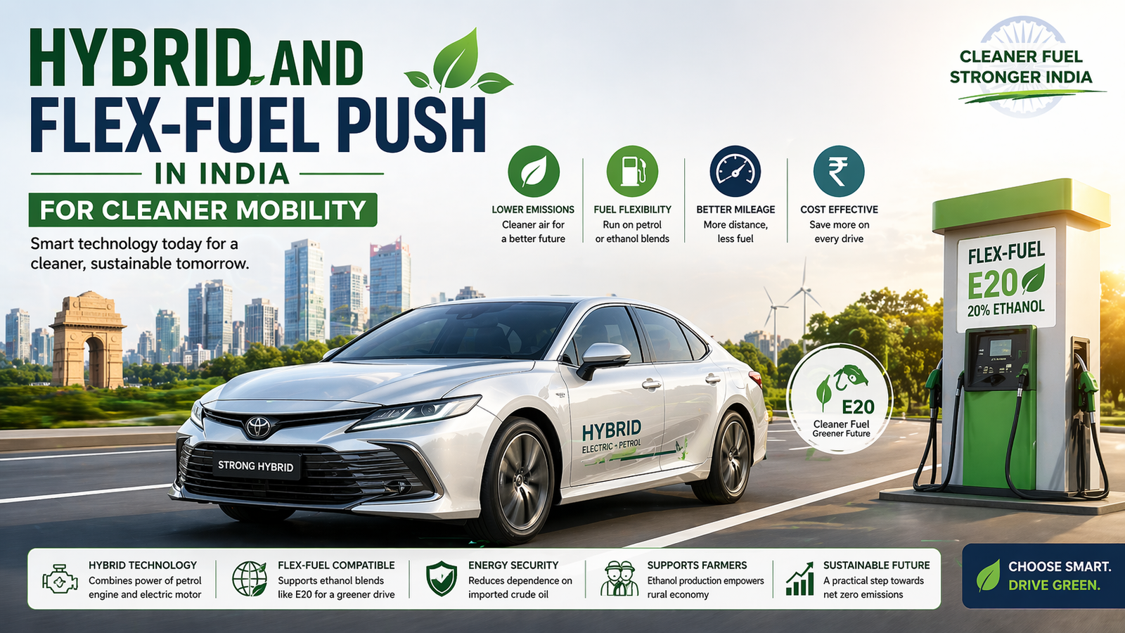 Hybrid and Flex-Fuel Push