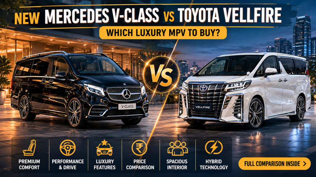Mercedes V-Class vs Toyota Vellfire