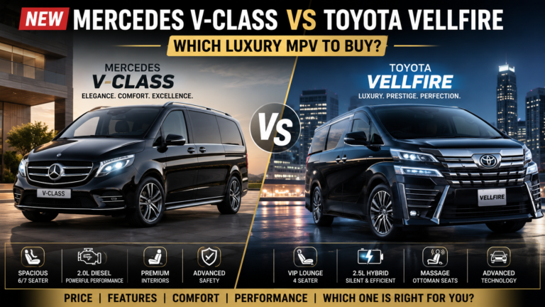 Mercedes V-Class vs Toyota Vellfire