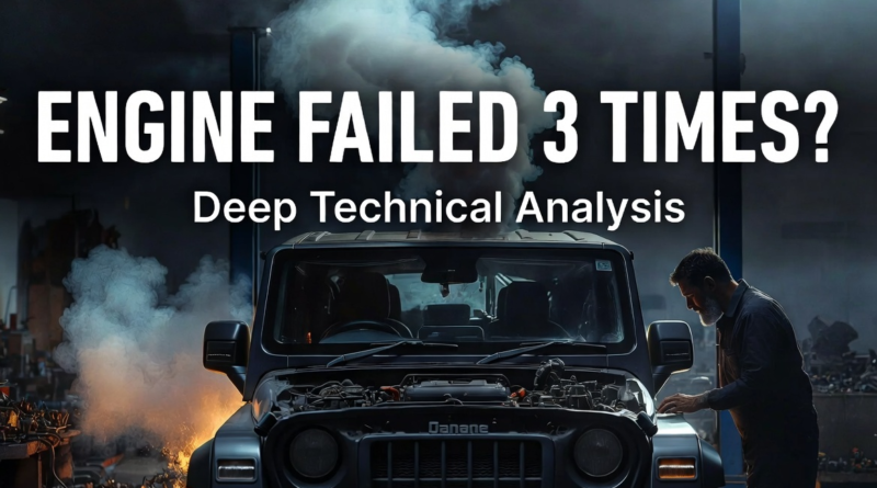 Mahindra Thar engine failure