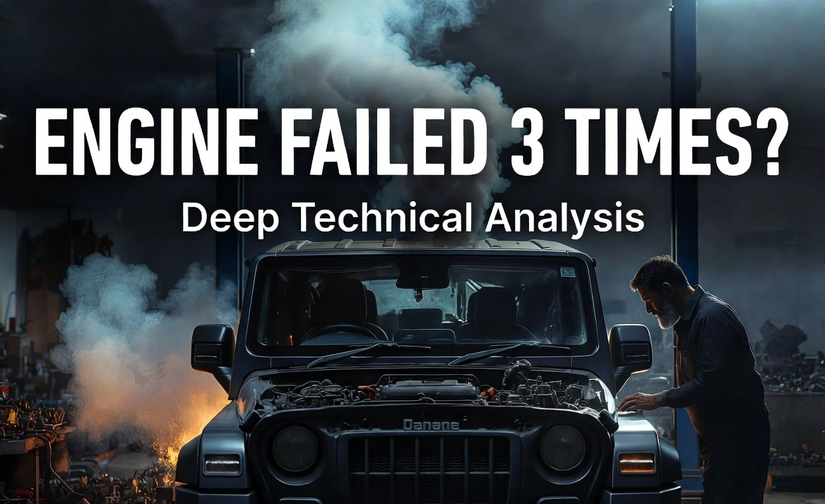 Mahindra Thar engine failure