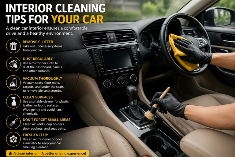 Interior Cleaning Tips for Your Car