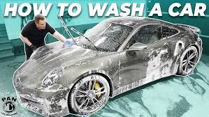 How to wash your car like a professional at home