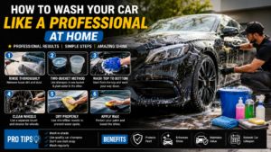 How to Wash Your Car Like a Professional at Home