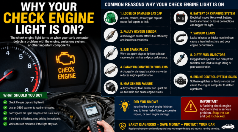 Why Your Check Engine Light Is ON?