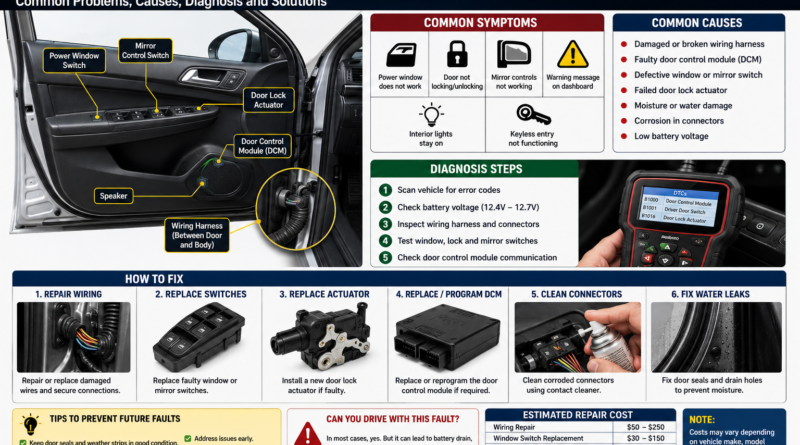 Driver Door Electronics Fault