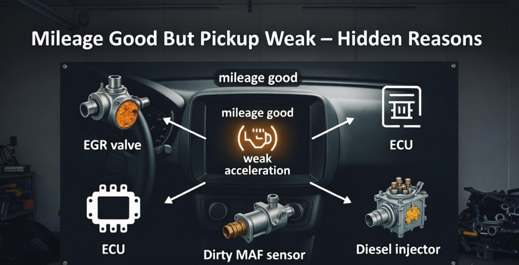 mileage good but pickup weak