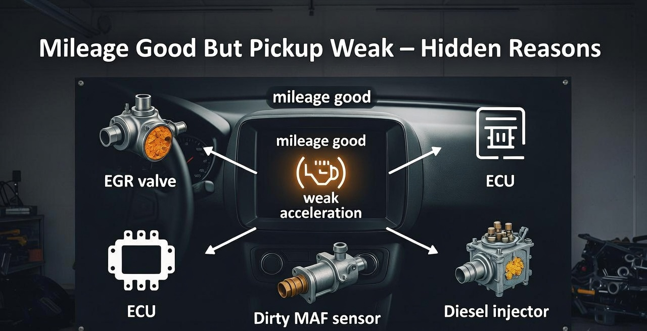 mileage good but pickup weak