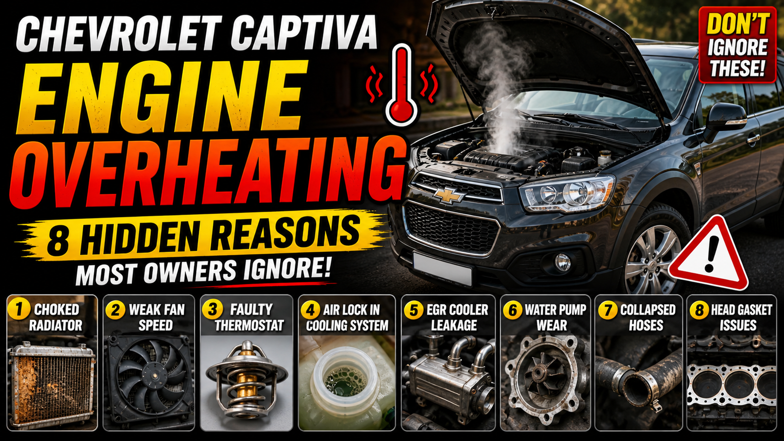 Chevrolet Captiva engine overheating