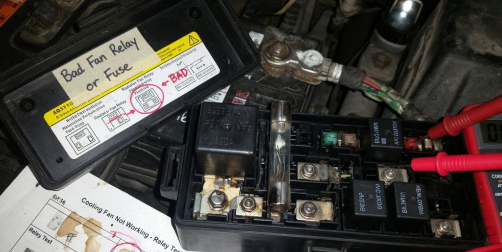 Bad Fan Relay or Fuse