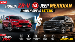 New Honda ZR-V vs Jeep Meridian comparison