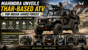 Thar-based ATV for Indian Armed Forces
