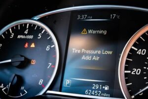 Tire Pressure Warning Light ON Dashboard Alert
