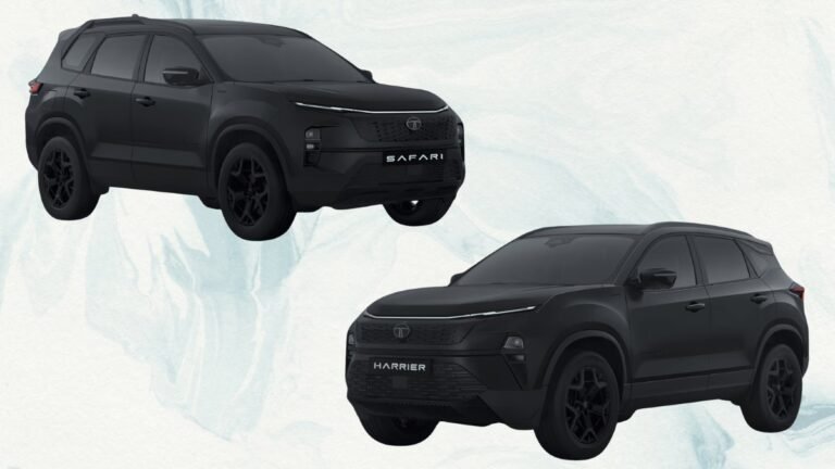 Tata Harrier and Safari Stealth Edition Launched