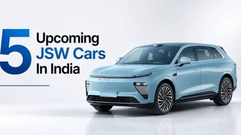Upcoming JSW Cars India Feature Electric SUVs