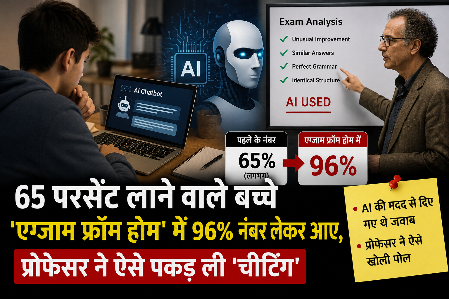 AI cheating in online exams