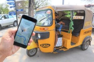 China Battery Rickshaw Mobile App