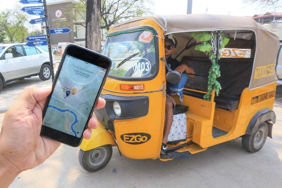 China Battery Rickshaw Mobile App