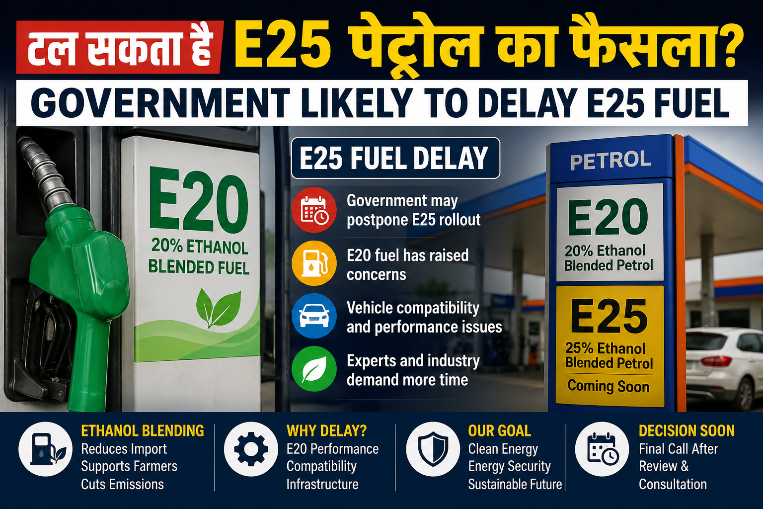 E25 Fuel Delay