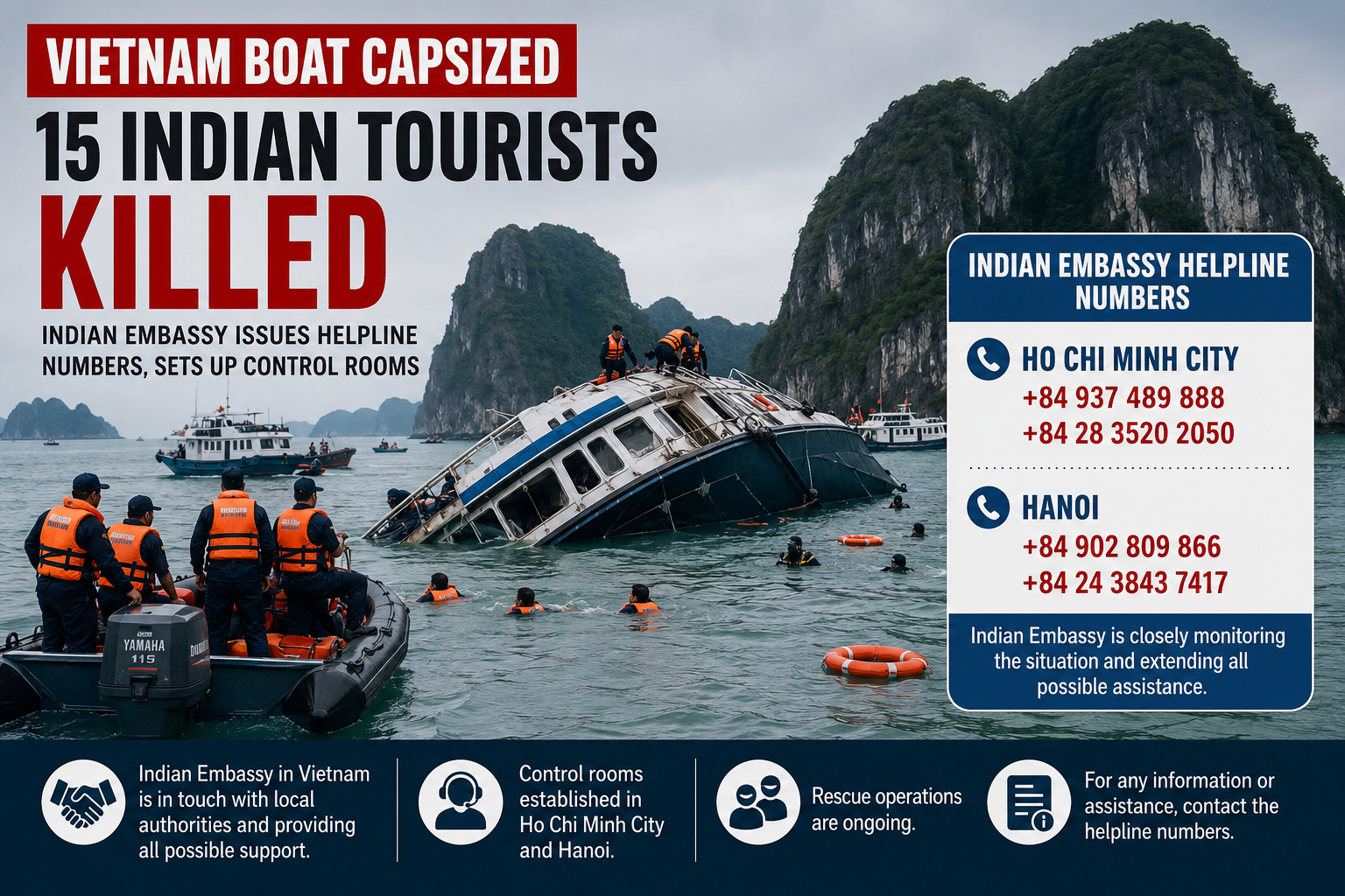 Vietnam Boat Capsized