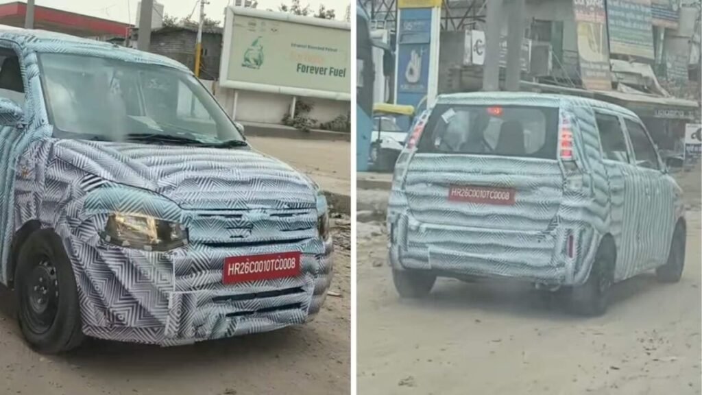 New Maruti Wagon R Spotted Testing