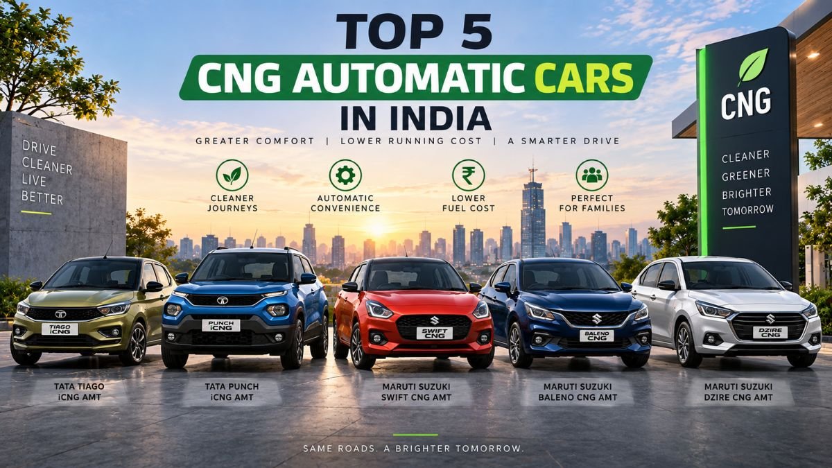 Top 5 CNG Automatic Cars in India