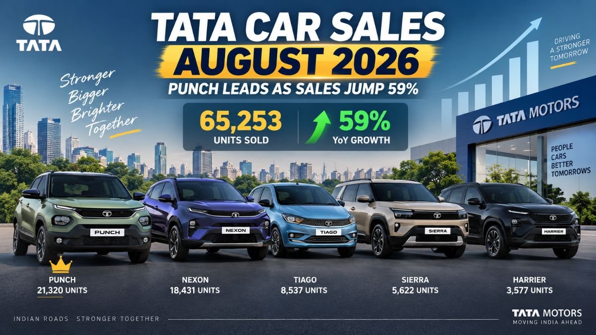 Tata Car Sales August 2026