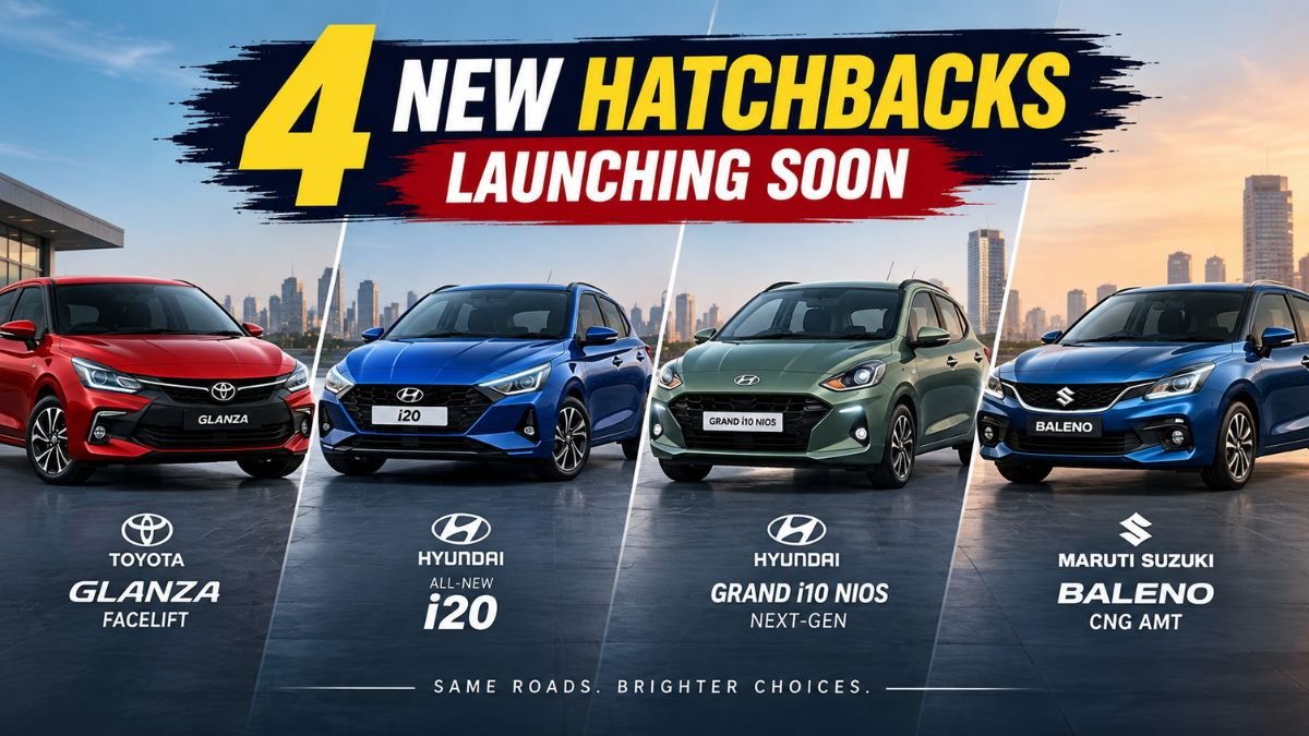 4 New Hatchbacks Launching Soon: Glanza Facelift, New i20 and More