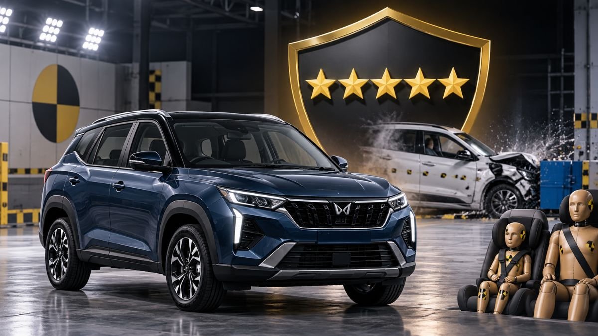 Mahindra XUV 7XO Scores 5 Stars In Bharat NCAP Crash Tests