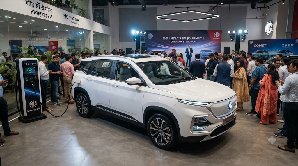 MG Hector Tomahawk EV