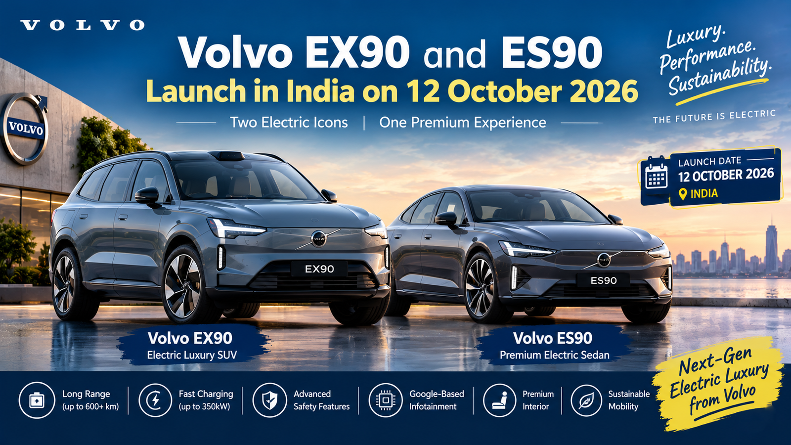 Volvo EX90 and ES90
