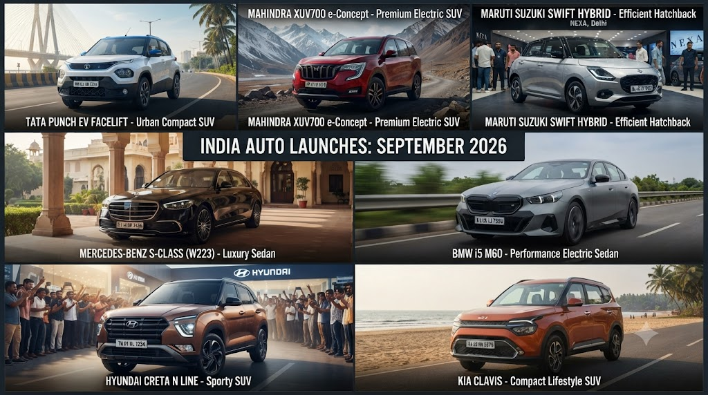 September 2026 New Car Launches