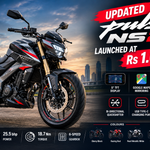 Updated Bajaj Pulsar NS200
