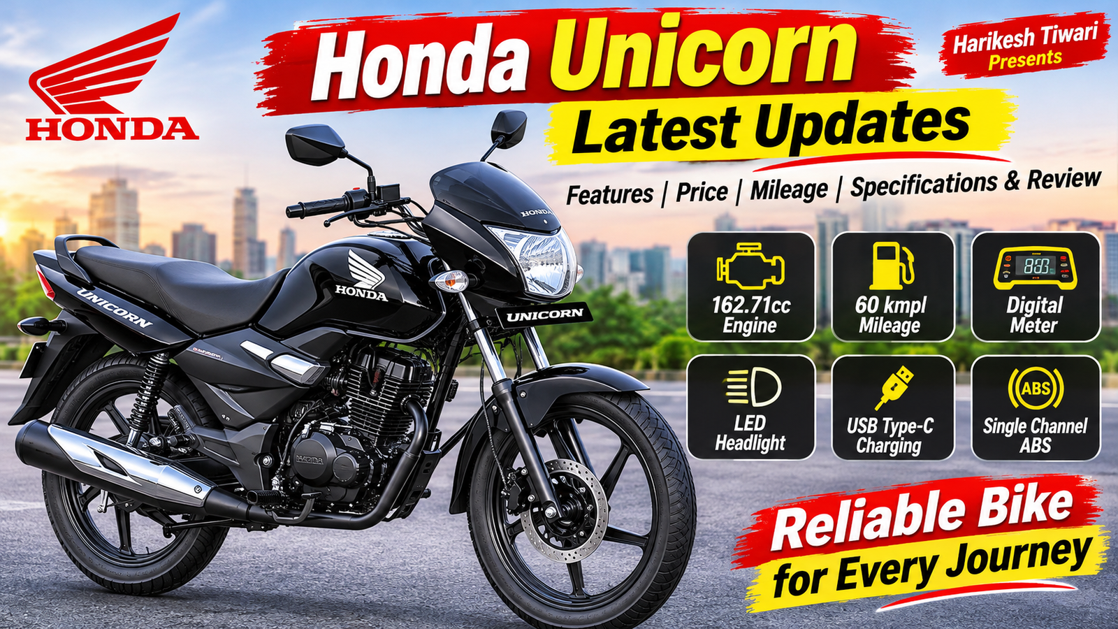 Honda Unicorn Latest Updates
