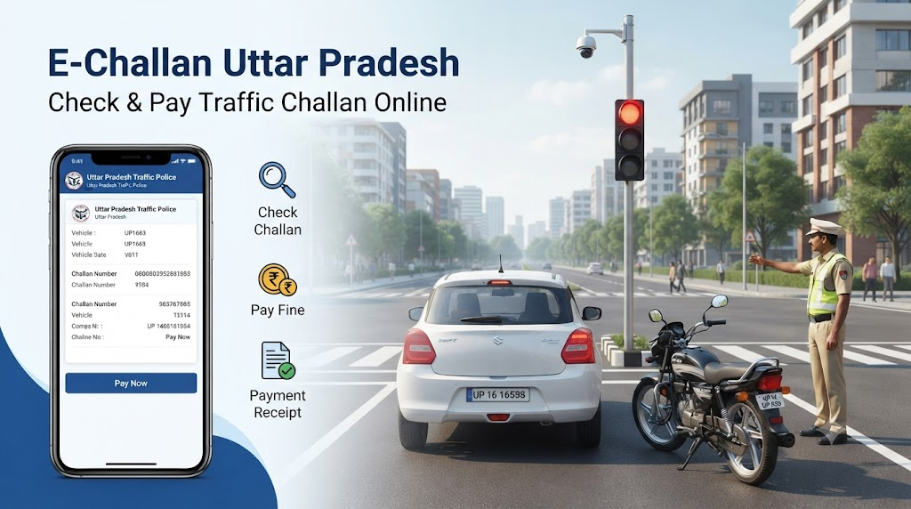 E-Challan Uttar Pradesh: Check & Pay Traffic Challan Online