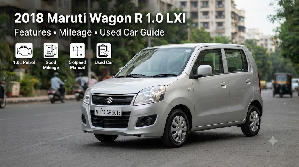 2018 Maruti Wagon R 1.0 LXI: Features, Mileage & Used Car Guide