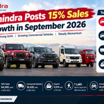 Mahindra Posts 15% Sales